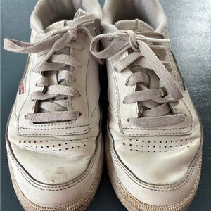 Reebok Court White Sneakers Size 6